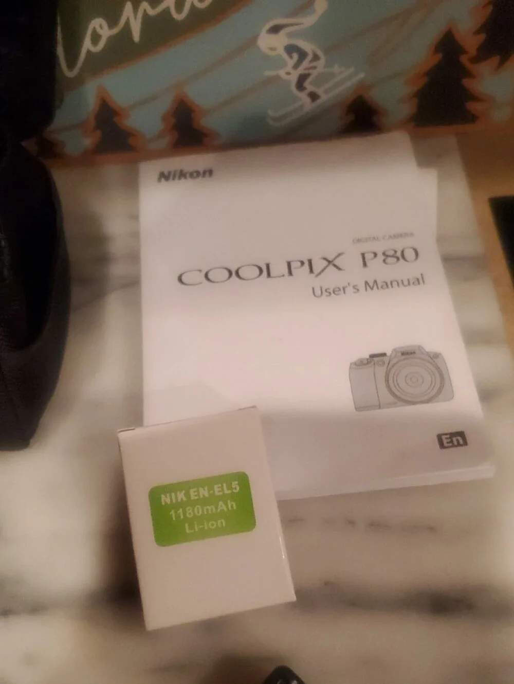 Nikon COOLPIX P80 Black Compact Digital Camera with Accessories
